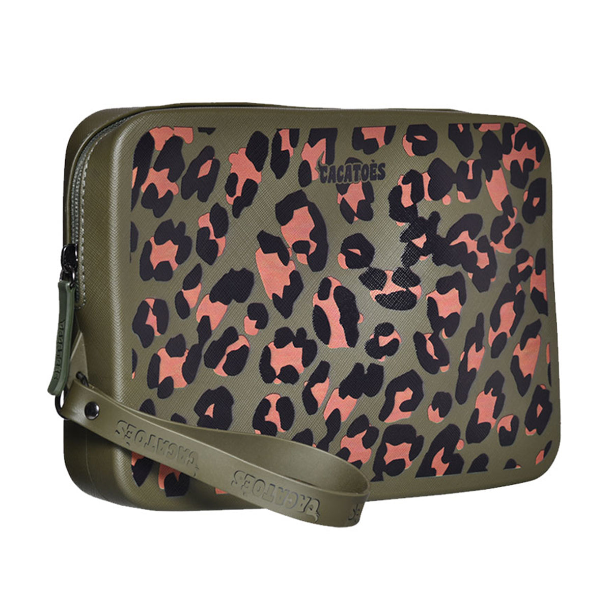 GISELA ANIMAL PRINT - DARK KAKI