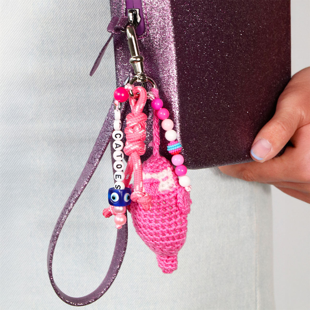AMULETA PORTE CLÉS - PINK