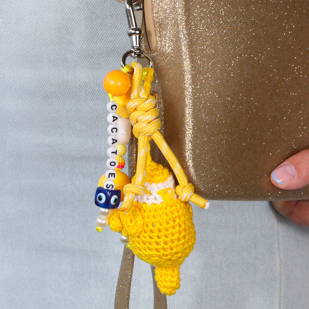 AMULETA PORTE CLÉS - YELLOW