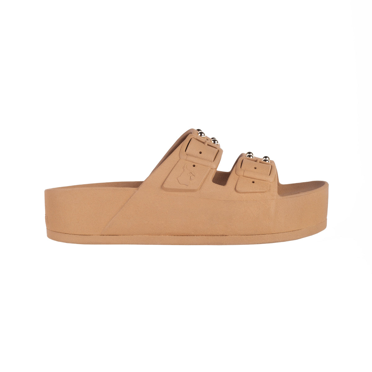 sandales Cacatoes Caipirinha camel à petits pics : parfaites pour un look stylé et original quand il fait beau. Elles sont confortables et ajoutent une petite touche sympa à tes pieds