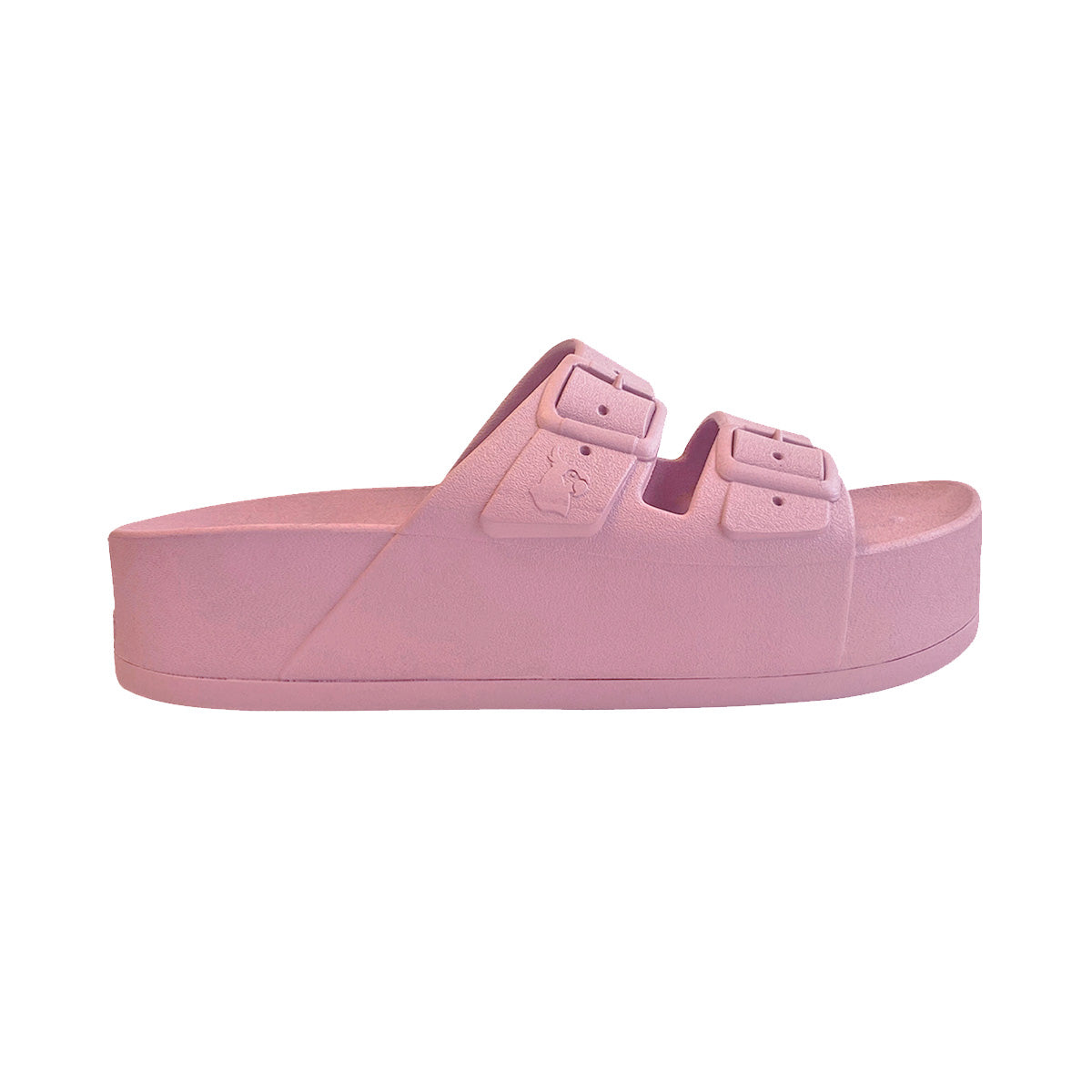 Sandales Cacatoes Caipirinha Classic Vintage Pink vues de profil, alliant confort et élégance avec une teinte rose vintage pour un look estival doux et raffiné.
