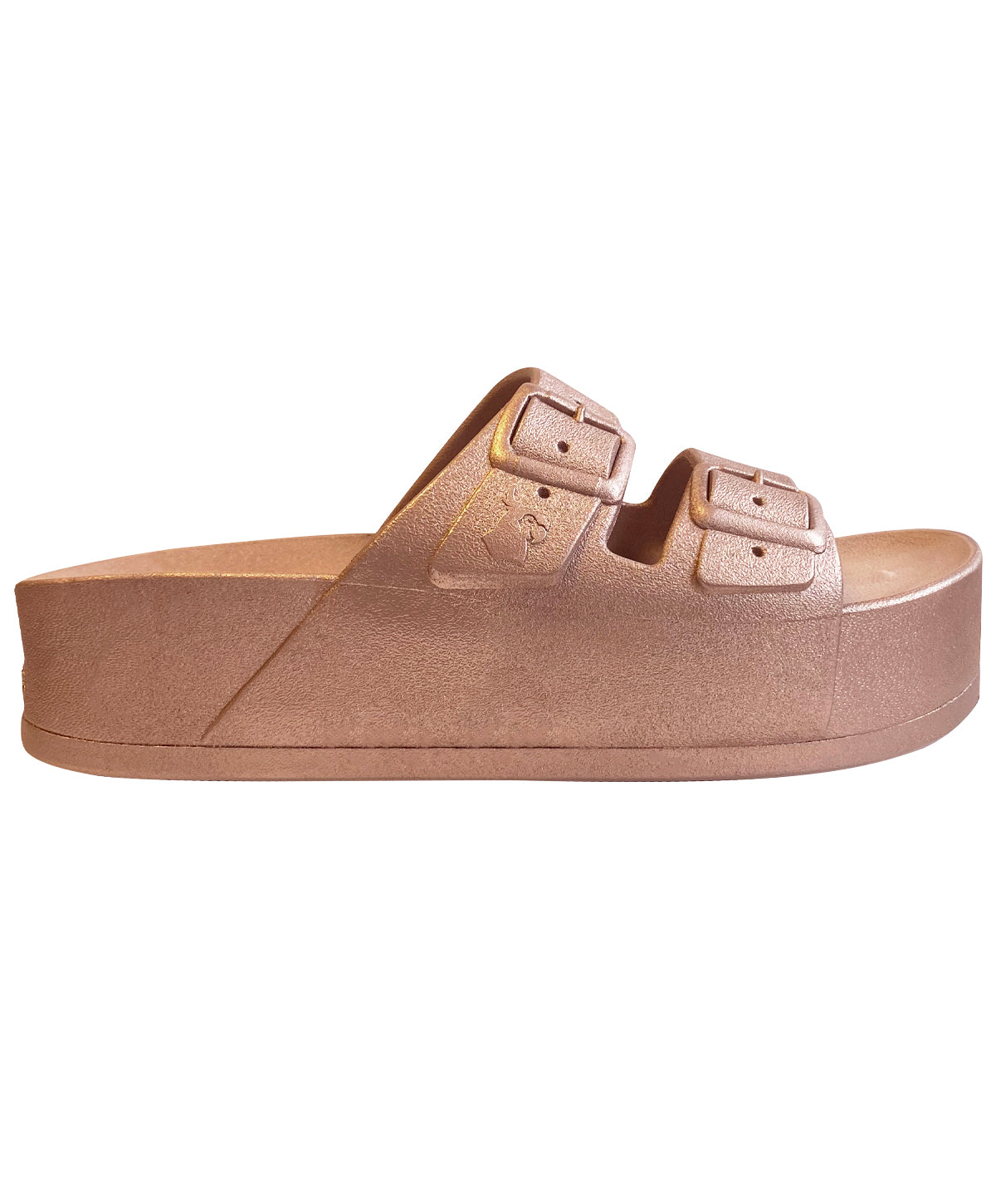 sandales Cacatoes Caipirinha couleur cuivre : parfaites pour un look super stylé et brillant quand il fait beau ! Elles sont confortables et donnent une jolie touche cuivrée à tes pieds