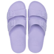 Sandales Cacatoes Belo Horizonte Lavande vues de face, offrant confort et style avec une teinte lavande délicate pour un look estival frais et raffiné.