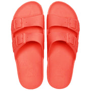 Semelle de sandales Cacatoès modèle Rio de Janeiro Corail : dynamique et confortable en corail, idéale pour ajouter une touche de couleur vive à vos sandales.