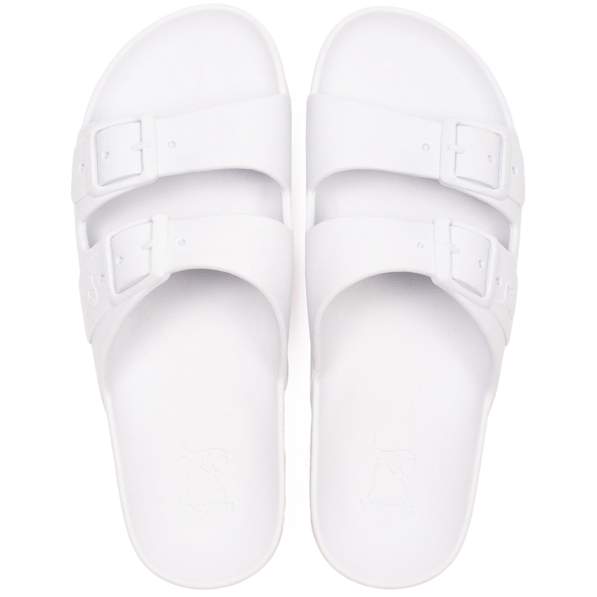Semelle de sandales Cacatoès modèle Rio de Janeiro White : une semelle élégante et confortable en blanc, parfaite pour compléter vos sandales avec style et légèreté.