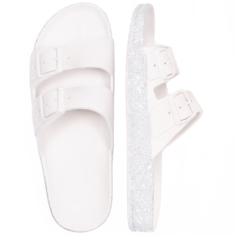 Sandales Cacatoes Tulipa Grey vues de face, alliant confort et style avec une teinte grise élégante pour un look estival moderne et raffiné.