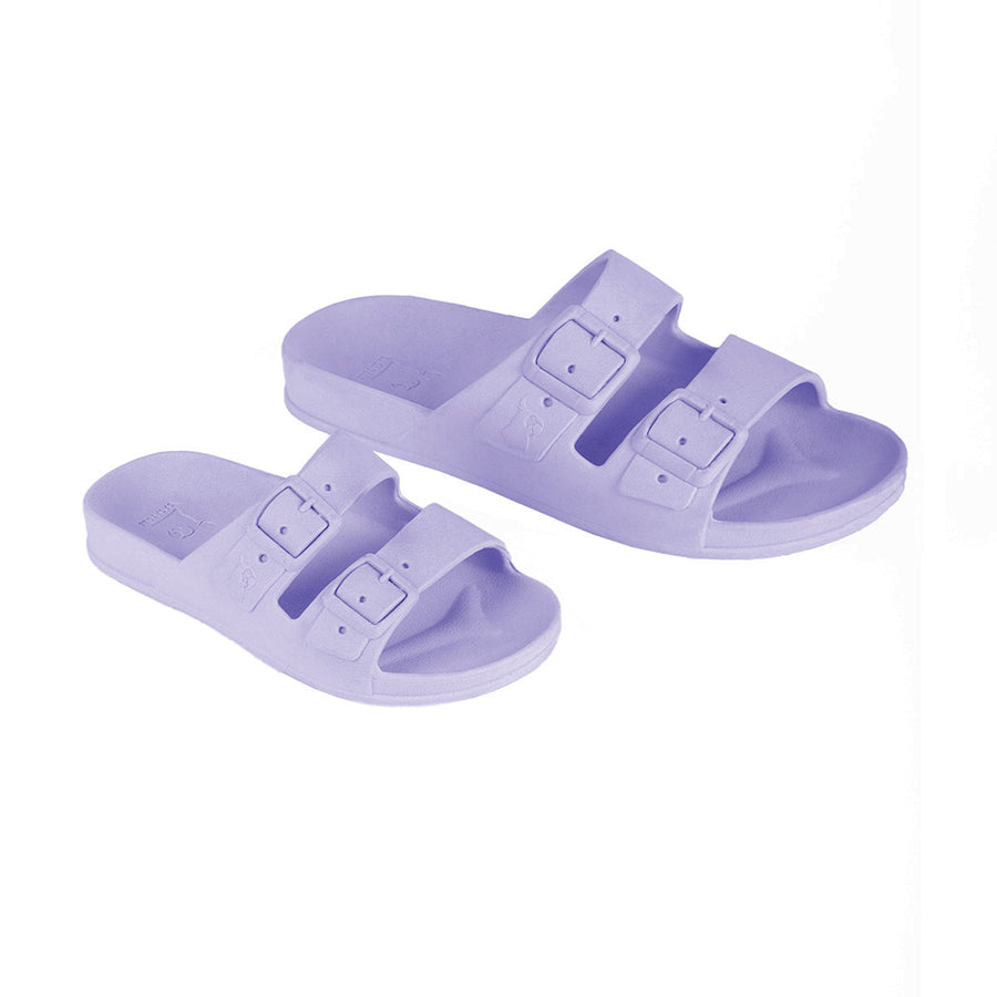 Sandales Cacatoes Kids Belo Horizonte Lavande, alliant confort et style avec une teinte lavande douce, parfaites pour un look estival frais et élégant pour enfants.