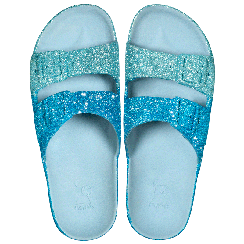 Sandales Cacatoes modèle Mossoro Blue : un design frais et contemporain dans une teinte bleue apaisante, parfait pour un look estival stylé.