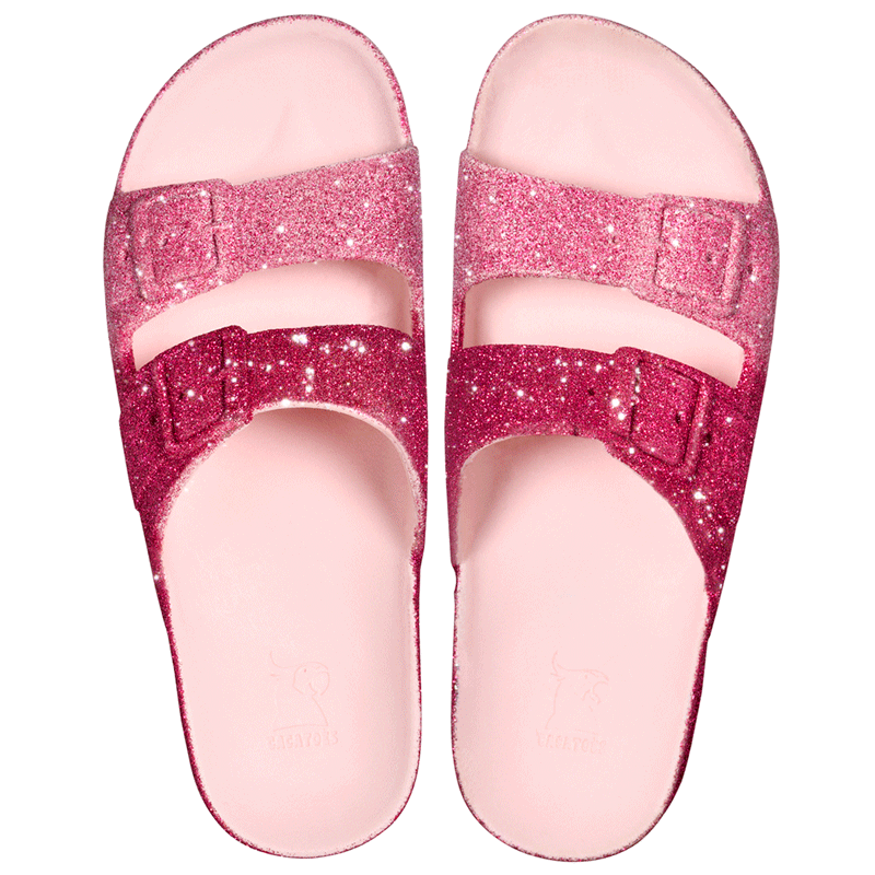 Sandales Cacatoes modèle Mossoro Pink : un design moderne et féminin dans une teinte rose vibrante, parfait pour un style estival affirmé.
