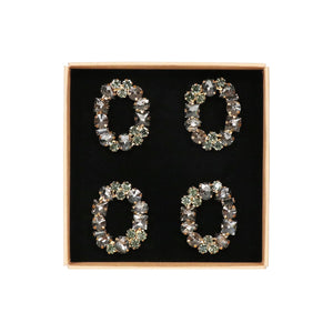 PRECIOSA STONE OVAL - BLACK