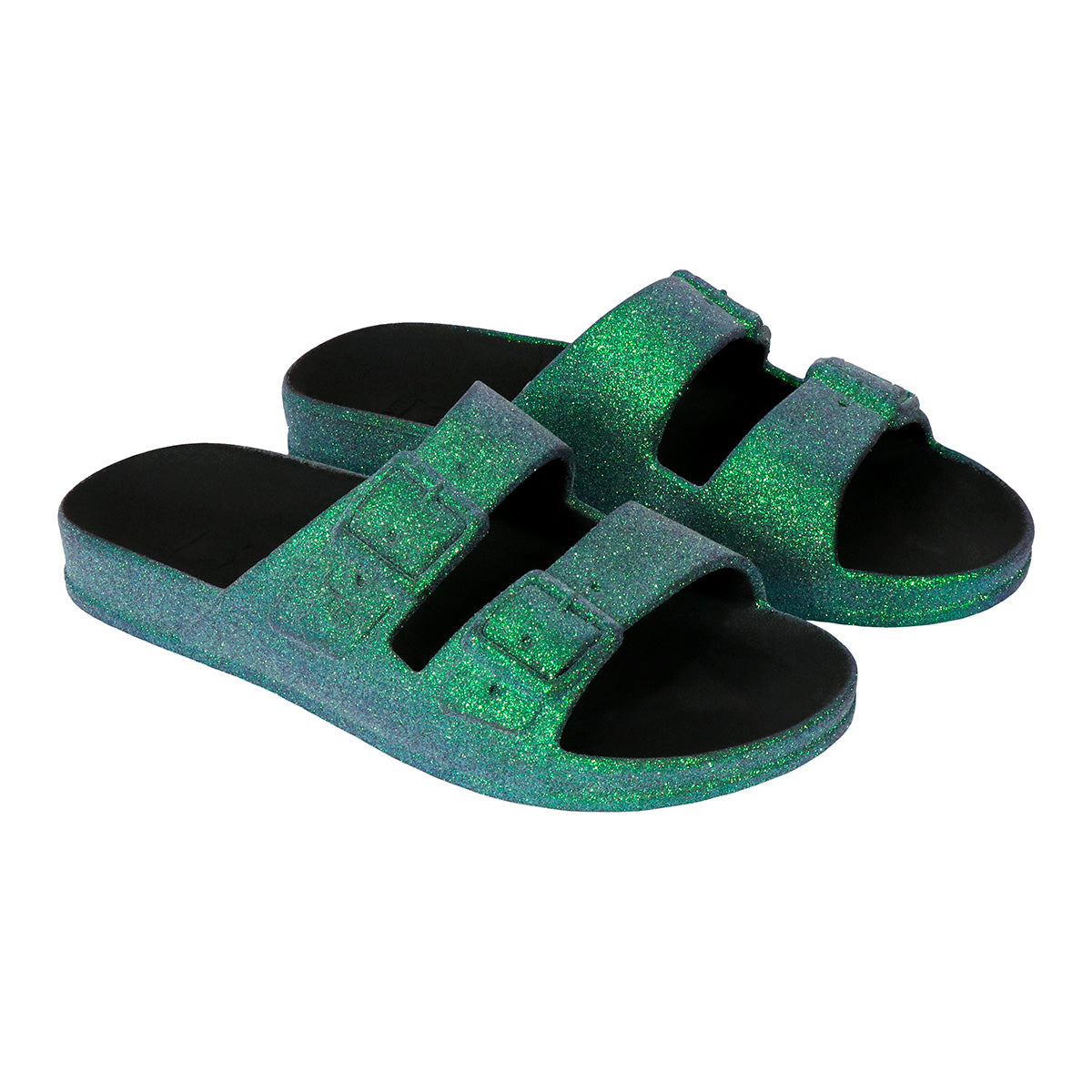 Sandales Cacatoes 3/4 Trancoso Peacock, alliant confort et style avec une teinte peacock vibrante, parfaites pour un look estival joyeux et élégant.