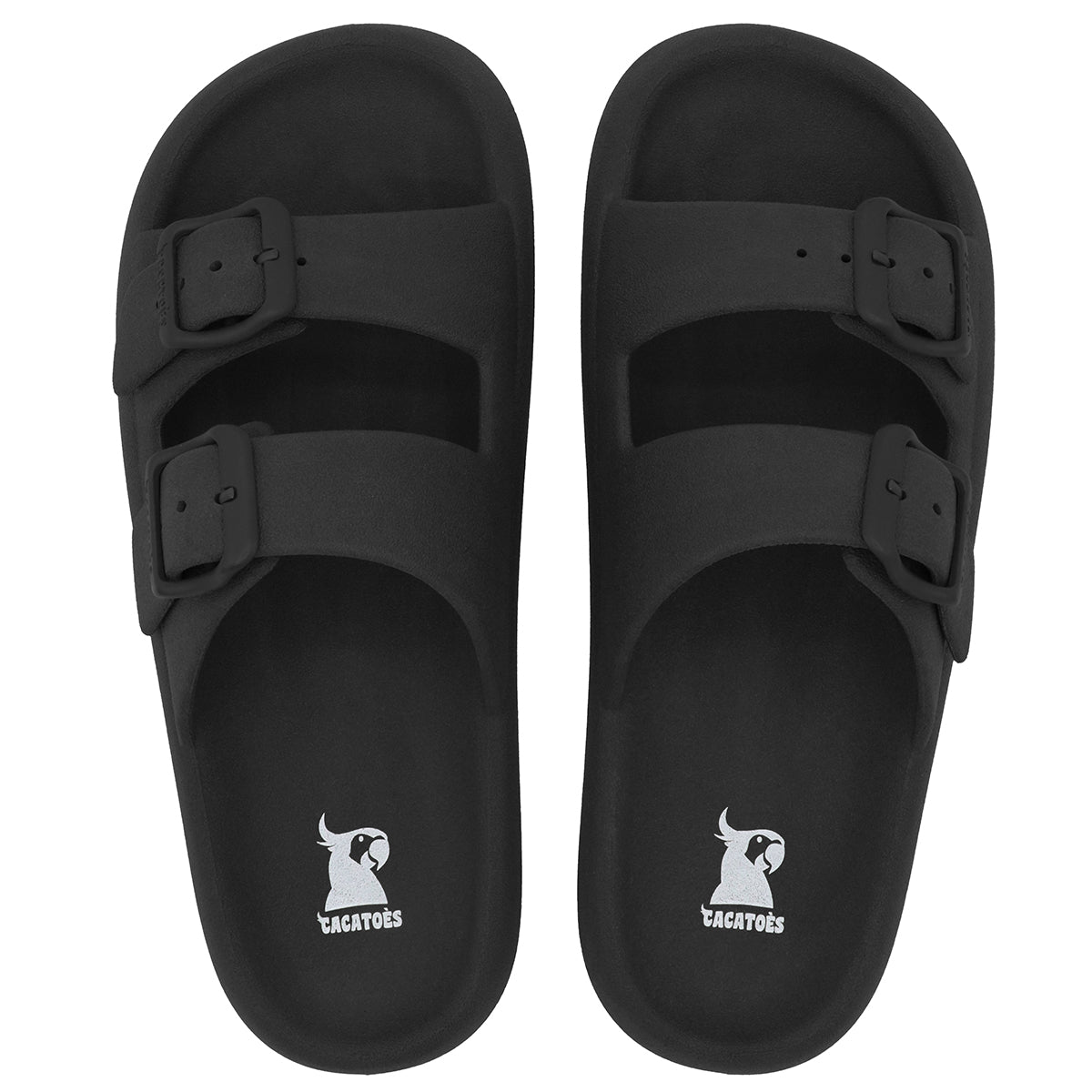 Sandales Cacatoes modèle Jessy Black : un design chic et moderne avec une teinte noire élégante, idéale pour un style simple et raffiné.