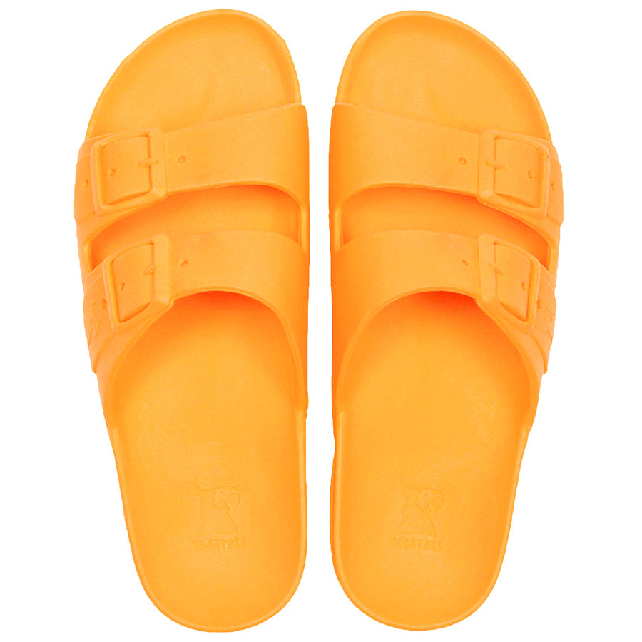 Sandales Cacatoès modèle Rio de Janeiro Tournesol : un design lumineux et estival avec une teinte jaune tournesol, parfaites pour un look vibrant et confortable.