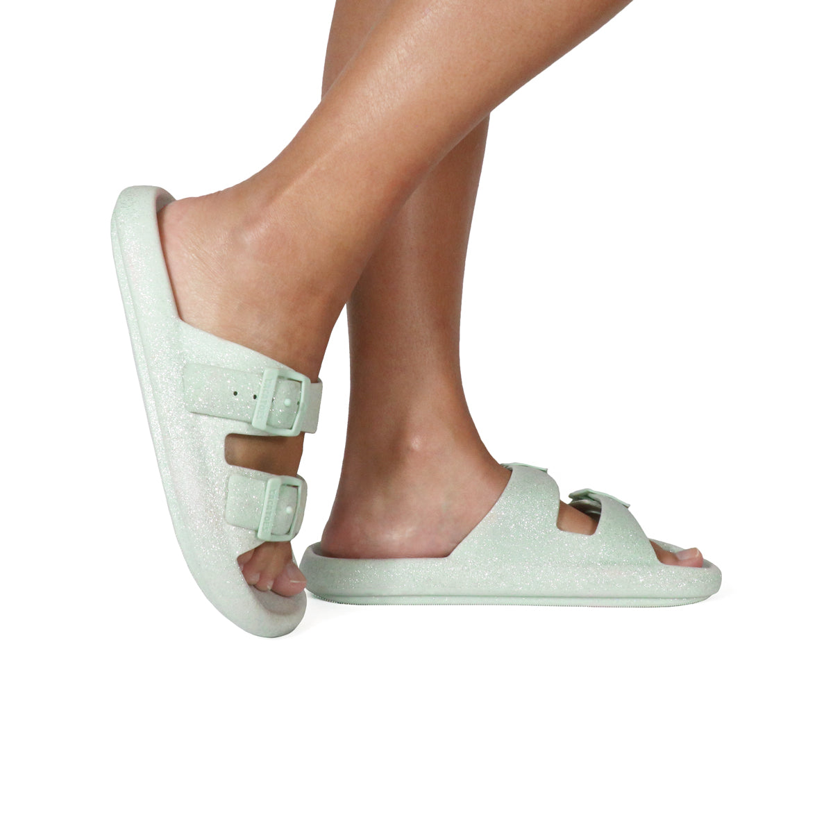 Sandales Cacatoès Jessy Glitter Cloud – Douceur et Brillance (Portées)