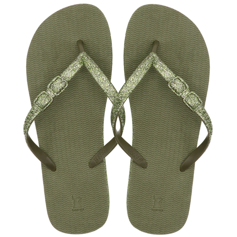 MORANGO GLITTER - DARK KAKI