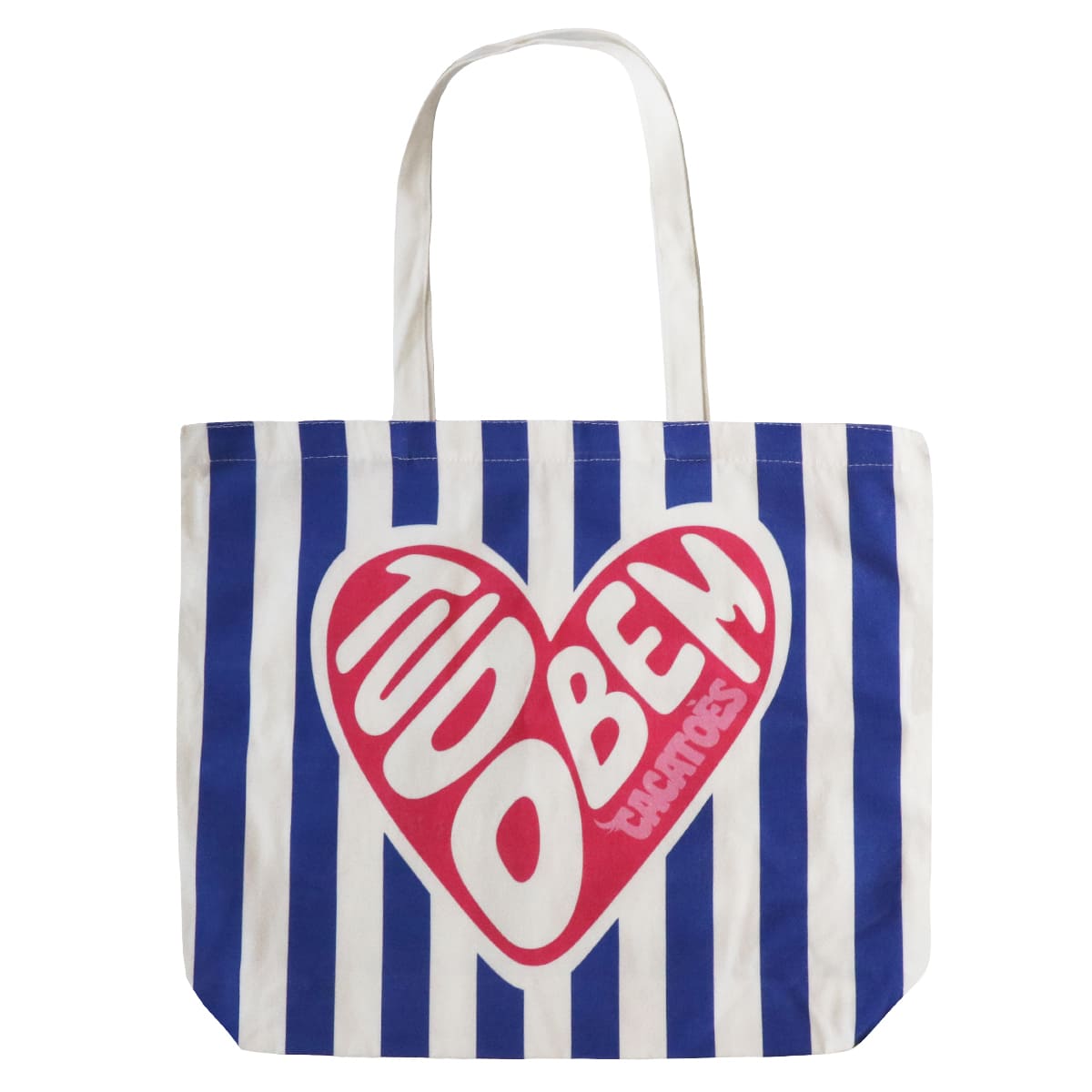 TOTE BAG HEART - ROYAL BLUE