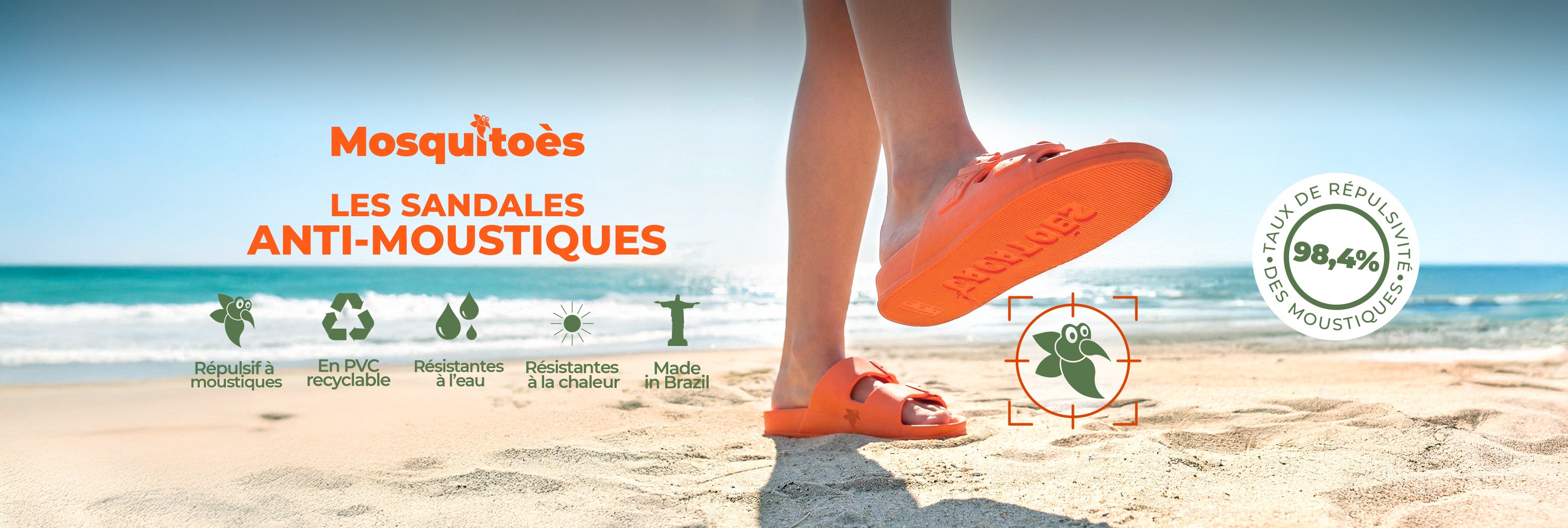 茶 kaaoS Cacatoès® - Scented Brazilian Sandals