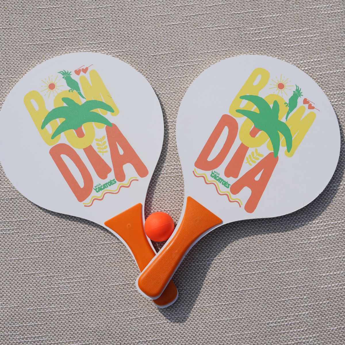 RAQUETTE DE PLAGE - ORANGE