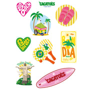 PLANCHE DE STICKERS A4 - WHITE