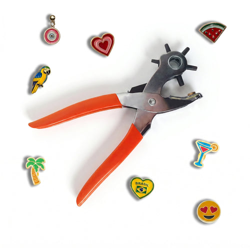 PINCE PERFORATRICE POUR PIN'S - RED