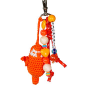AMULETA PORTE CLÉS - ORANGE
