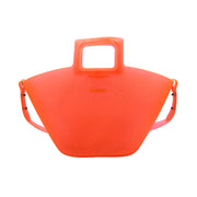 Sac Marisco transparent avec détails corail, de la marque Cacatoes