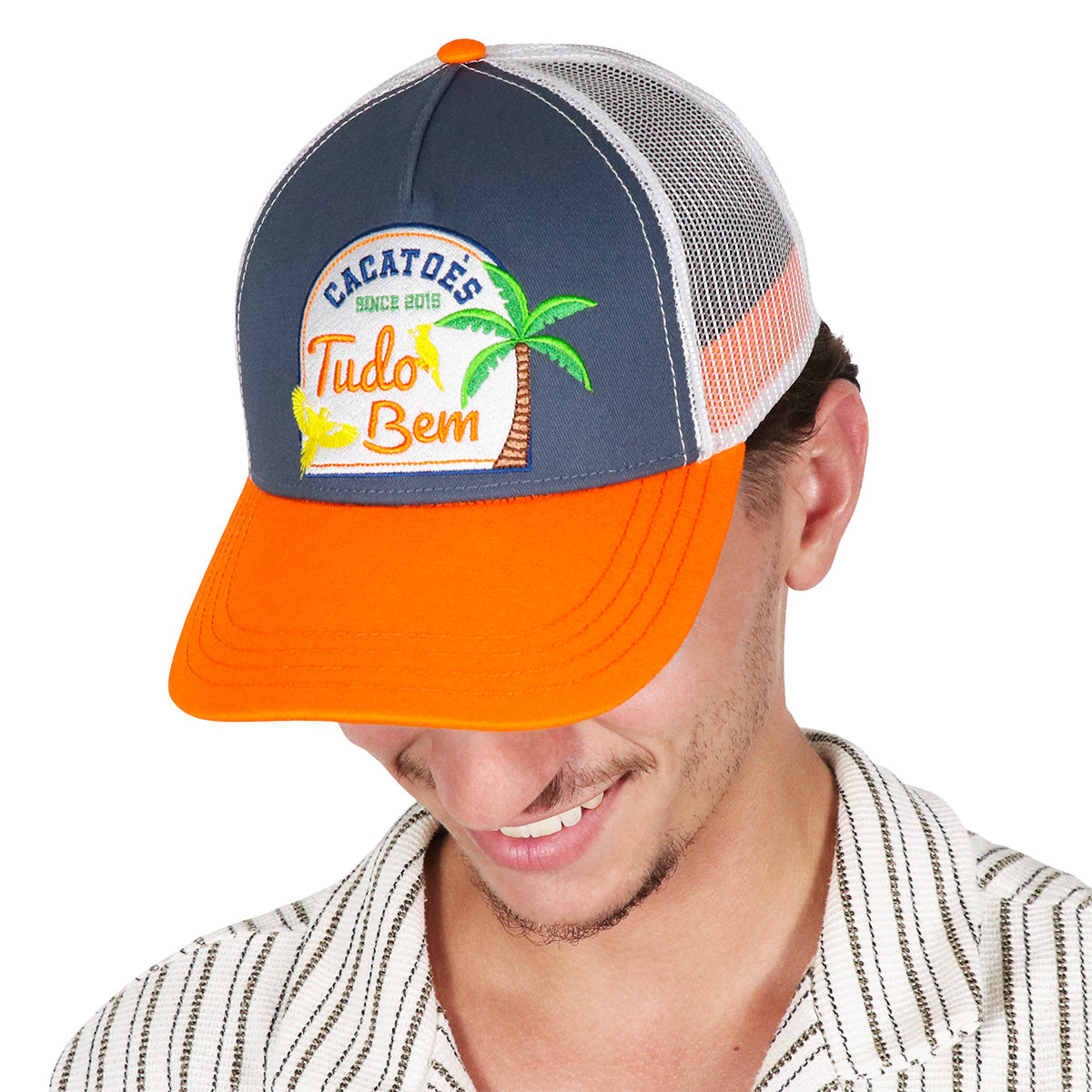 JANGADA - BLUE JEAN/ORANGE