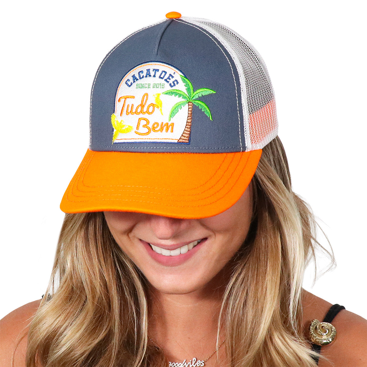 JANGADA - BLUE JEAN/ORANGE