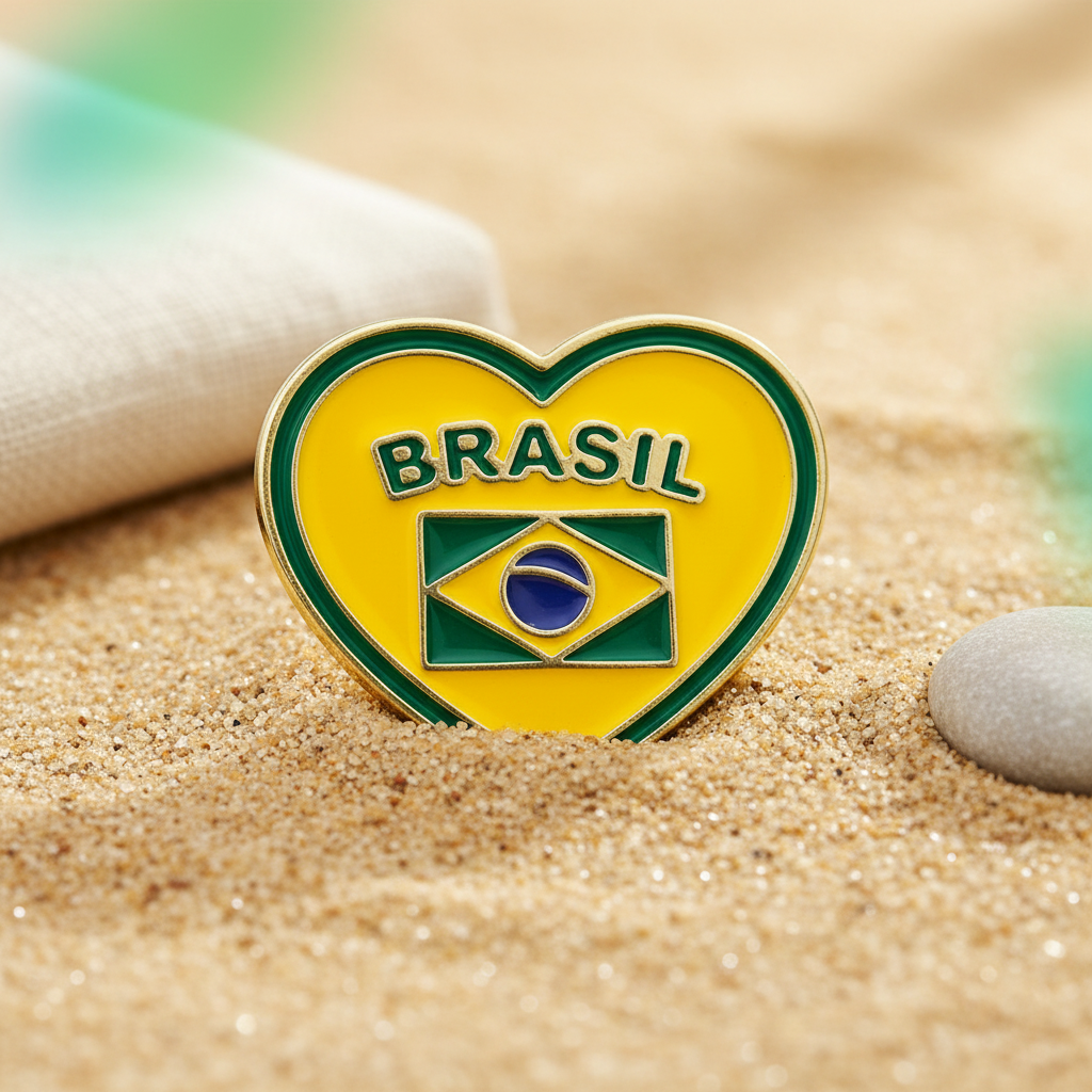 CORACAO BRASIL - YELLOW